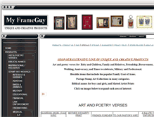 Tablet Screenshot of myframeguy.com